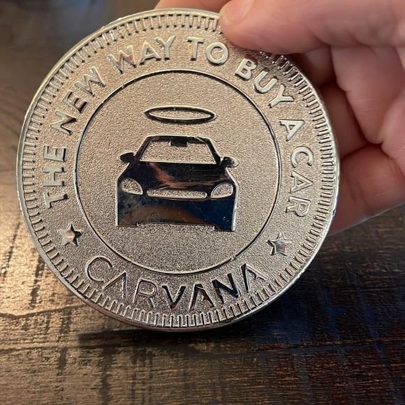 Carvana Car Token "The New Way To Buy A Car" 3 Inch Token - Picture 1 of 5